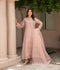 Manahil Arts Organza Embellished Stitched 3-Piece Suit-K-151-Lilac