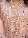 Lilac Manahil Arts Organza Embellished Stitched 3-Piece Suit-K-151-Lilac