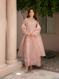 Lilac Manahil Arts Organza Embellished Stitched 3-Piece Suit-K-151-Lilac