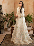 Mint Green Manahil Arts Organza Embellished Maxi-024-Mint Green
