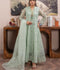 Manahil Arts Organza Embellished Maxi-K-151-Mint Green