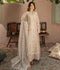 Manahil Arts Organza Embellished Maxi-K-151-Tan Brown