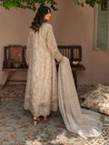 Brown Manahil Arts Organza Embellished Maxi-K-151-Tan Brown