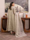 Brown Manahil Arts Organza Embellished Maxi-K-171-Camel Brown