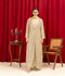 Manahil Arts Chiffon Embellished Stitched 3-Piece Suit-K-135-Camel Brown