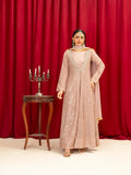 Lilac Manahil Arts Chiffon Embellished Stitched 4-Piece Suit-K-135-Lilac