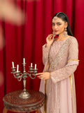 Lilac Manahil Arts Chiffon Embellished Stitched 4-Piece Suit-K-135-Lilac