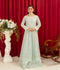 Manahil Arts Chiffon Embellished Stitched 3-Piece Suit-B-007-Ice Blue