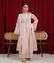 Manahil Arts Khaadi Net Embellished Stitched 3-Piece Suit-K-160-Peach
