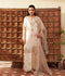 Haleema Sadia Sheesha Silk Embellished Stitched 3-Piece Suit-Ivora