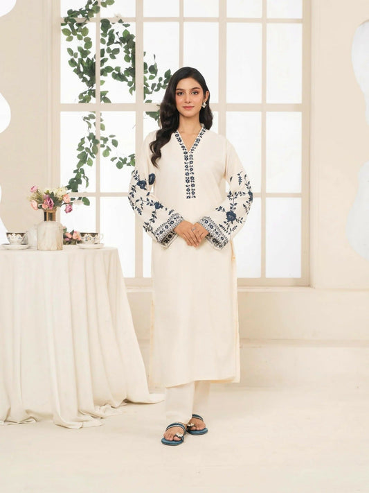 Stylish Collection Aaraish Linen Embroidered Stitched 2-Piece Suit-Imperial Attire