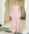 Manahil Arts Chiffon Embellished Stitched 3-Piece Suit-K-147-Lilac