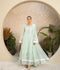 Manahil Arts Khaadi Net Embellished Stitched 3-Piece Suit-K-152-Aqua