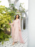 Lilac Manahil Arts Chiffon Embroidered Stitched 3-Piece Suit-K-113-Lilac