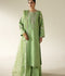 Enzo Lune Des Fleurs Korean Raw Silk Embroidered Unstitched 3-Piece Suit-Zyla