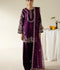 Enzo Lune Des Fleurs Korean Raw Silk Embroidered Stitched 3-Piece Suit-Arela
