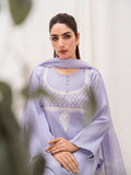 Lilac-HEM Lawn Cotton Embroidered Stitched 3-Piece Suit-Butter Fly Blush