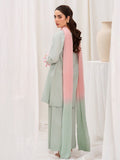 Green HEM Lawn Cotton Embroidered Stitched 3-Piece Suit-Taurus