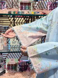 Blue Sehrish Kanwal Lawn Printed Stitched 2-Piece Suit-Icy Breeze