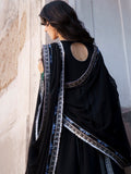 Black and Blue-Binilyas Mausam Summer'26 Lawn Embroidered Unstitched 3-Piece Suit-502