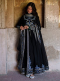 Black and Blue-Binilyas Mausam Summer'26 Lawn Embroidered Unstitched 3-Piece Suit-502