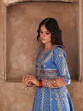 Blue-Binilyas Mausam Summer'26 Lawn Embroidered Unstitched 3-Piece Suit-503-A