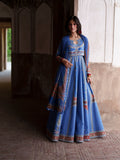 Blue-Binilyas Mausam Summer'26 Lawn Embroidered Unstitched 3-Piece Suit-503-A