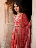 Red-Binilyas Mausam Summer'26 Lawn Embroidered Unstitched 3-Piece Suit-503-B