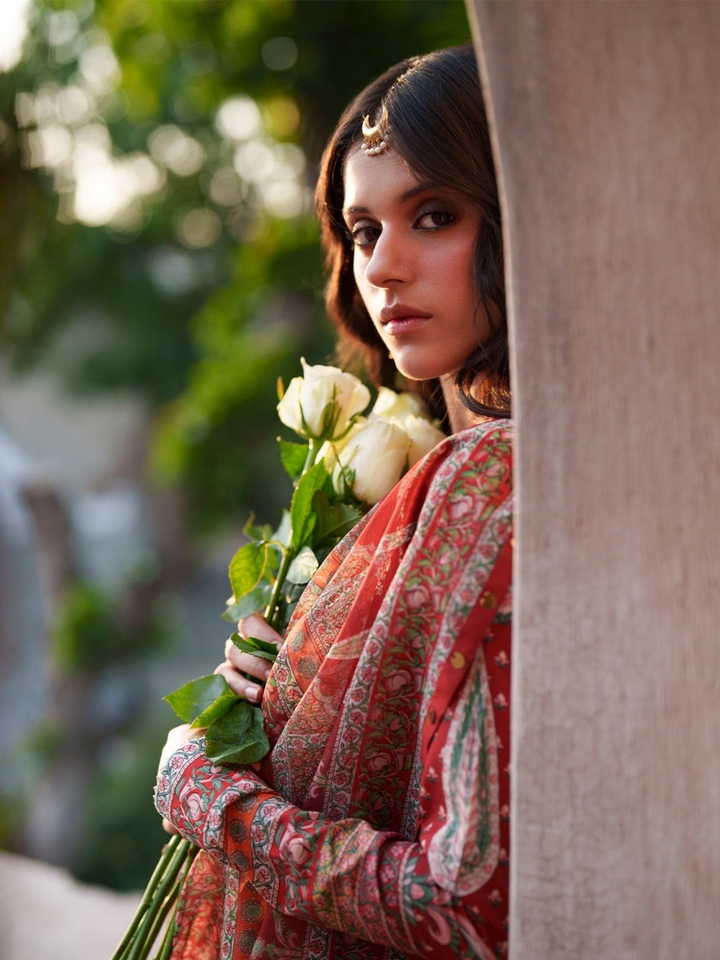 Red-Binilyas Mausam Summer'26 Lawn Embroidered Unstitched 3-Piece Suit-503-B