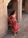 Red-Binilyas Mausam Summer'26 Lawn Embroidered Unstitched 3-Piece Suit-503-B