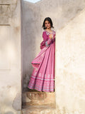Pink-Binilyas Mausam Summer'26 Lawn Embroidered Unstitched 3-Piece Suit-504-A