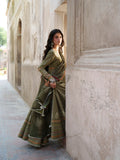 Green-Binilyas Mausam Summer'26 Lawn Embroidered Unstitched 3-Piece Suit-504-A