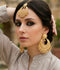 Orya Jewellery Maang Tikka Earrings Set-Gold S11
