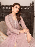 Lilac Manahil Arts Chiffon Embellished Stitched 3-Piece Suit-SW 04-Lilac
