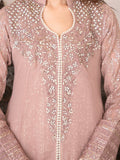 Lilac Manahil Arts Chiffon Embellished Stitched 3-Piece Suit-SW 04-Lilac