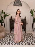 Lilac Manahil Arts Chiffon Embellished Stitched 3-Piece Suit-SW 04-Lilac
