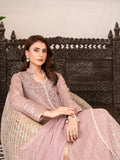 Lilac Manahil Arts Chiffon Embellished Stitched 3-Piece Suit-SW 04-Lilac