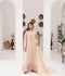 Manahil Arts Chiffon Embellished Stitched 3-Piece Suit-SW 04-Peach