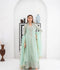 Manahil Arts Chiffon Embellished Stitched 3-Piece Suit-SW 04-Pastel Green