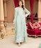 Manahil Arts Chiffon Embroidered Maxi-B-006-Aqua
