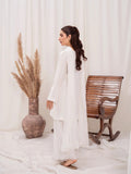 White-HEM Lawn Cotton Embroidered Stitched 3-Piece Suit-Star Bust