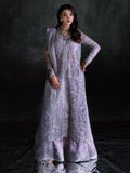 Lilac Enzo Reve Dore Raw Organza Embellished Sharara-Eliane