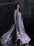 Lilac Enzo Reve Dore Raw Organza Embellished Unstitched 3-Piece Suit-Eliane
