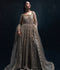 Enzo Reve Dore Net Embellished Unstitched Lehnga Set-Aurora