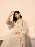 Beige HEM Chiffon Embellished Maxi-Kashish-Beige