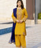 Tehzeeb Libas Lawn Embroidered Stitched 3-Piece Suit-Rangreza