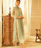 Manahil Arts Chiffon Embroidered Stitched 3-Piece Suit-Kurti 109