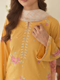 Tehzeeb Libaas Lawn Embroidered Stitched 3-Piece Suit-Yellow Sunflowers