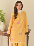 Tehzeeb Libaas Lawn Embroidered Stitched 3-Piece Suit-Yellow Sunflowers