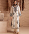 Tehzeeb Libas Lawn Embroidered Stitched 3-Piece Suit-White Pearl